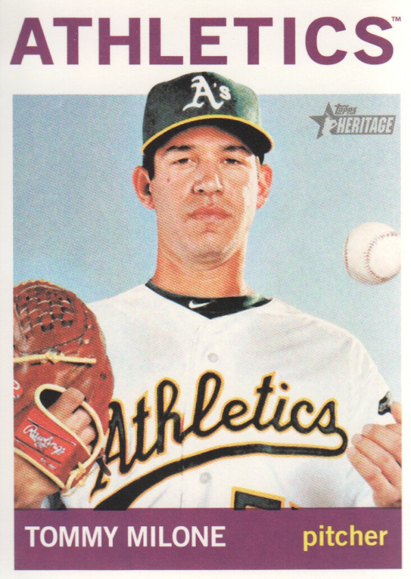 2013 Topps Heritage #42 Tommy Milone