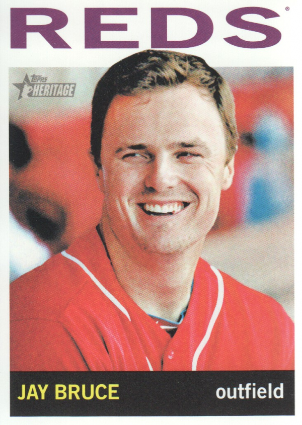 2013 Topps Heritage #80A Jay Bruce
