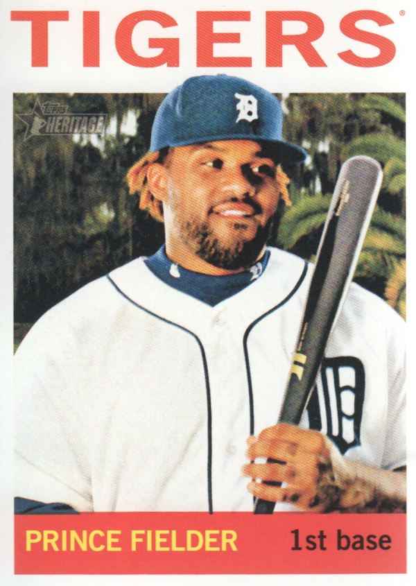 2013 Topps Heritage #250A Prince Fielder
