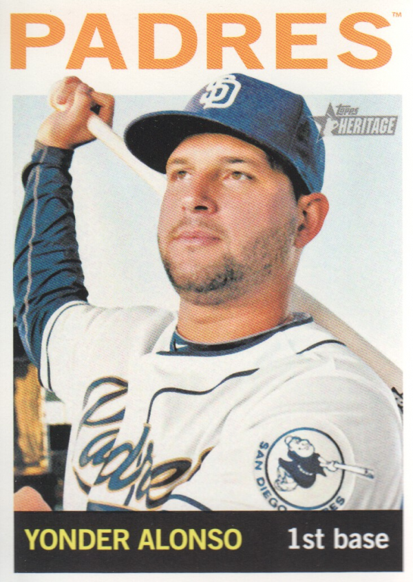 2013 Topps Heritage #252 Yonder Alonso