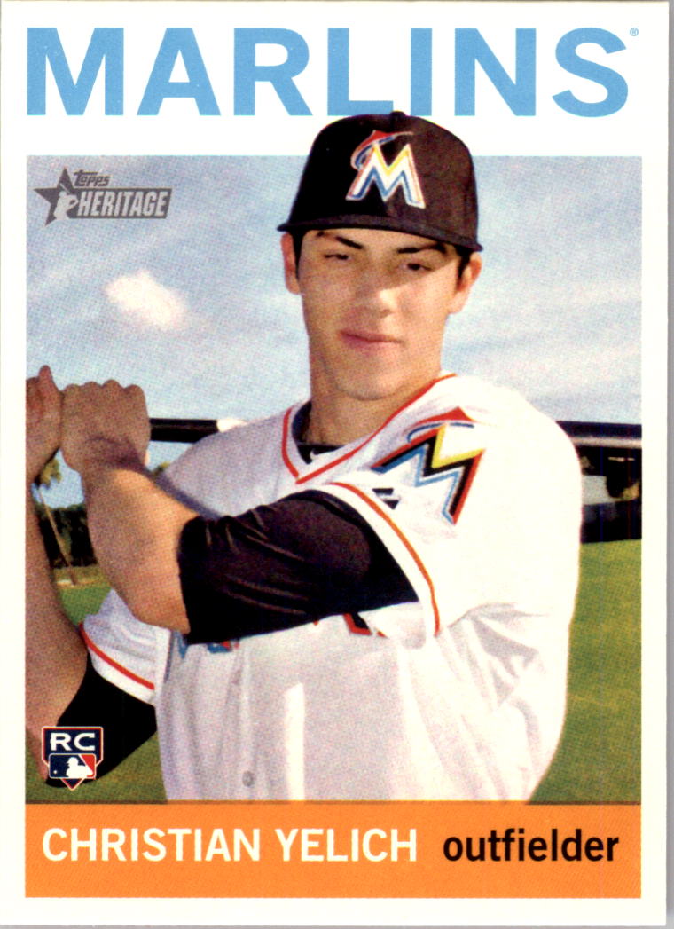 2013 Topps Heritage #H536 Christian Yelich RC