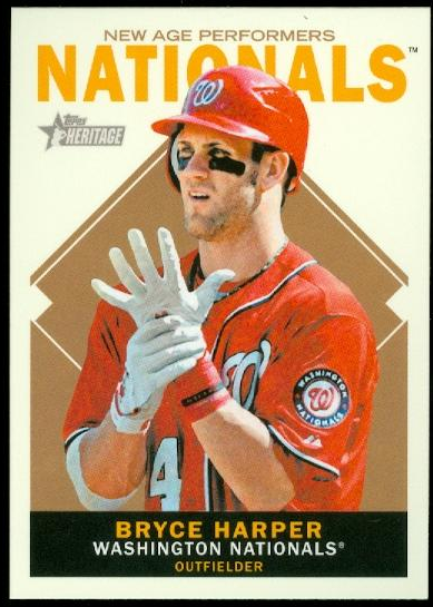 2013 Topps Heritage New Age Performers #BH Bryce Harper