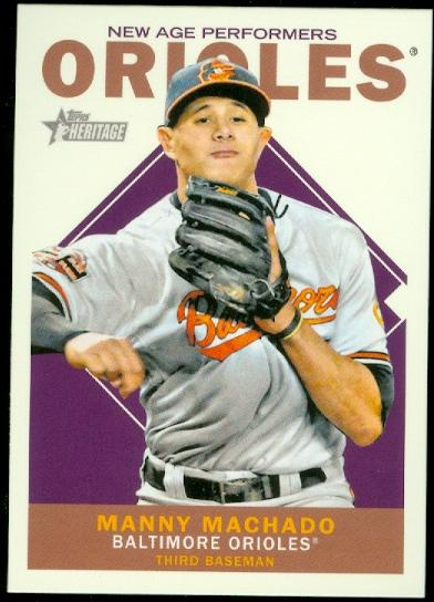 2013 Topps Heritage New Age Performers #MM Manny Machado