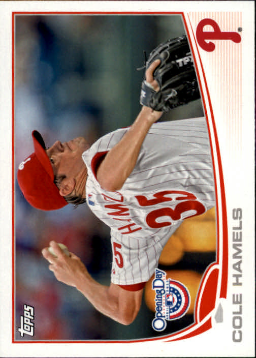 2013 Topps Opening Day #206 Cole Hamels