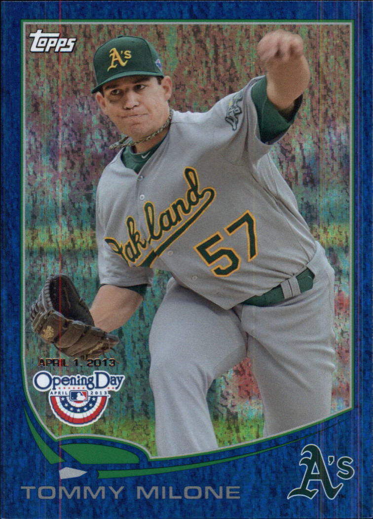 2013 Topps Opening Day Blue #24 Tommy Milone