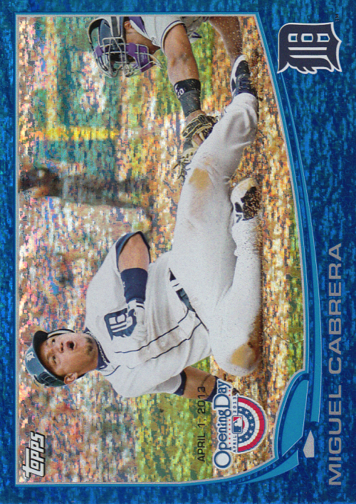 2013 Topps Opening Day Blue #81 Miguel Cabrera