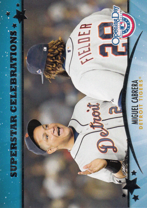 2013 Topps Opening Day Superstar Celebrations #SC22 Miguel Cabrera