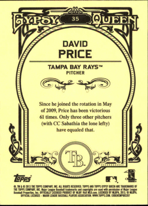 2013 Topps Gypsy Queen Baseball Part 1 - Picture 65 of 468