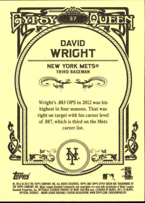 2013 Topps Gypsy Queen Baseball Part 1 - Picture 69 of 468