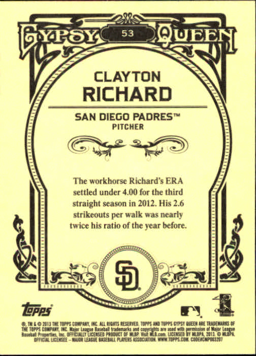 2013 Topps Gypsy Queen Baseball Part 1 - Picture 101 of 468
