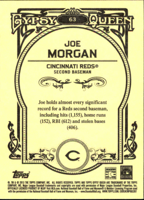 2012 Topps Archives - #31 Joe Morgan