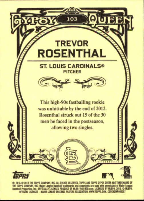 2013 Topps Gypsy Queen Baseball Part 1 - Picture 197 of 468