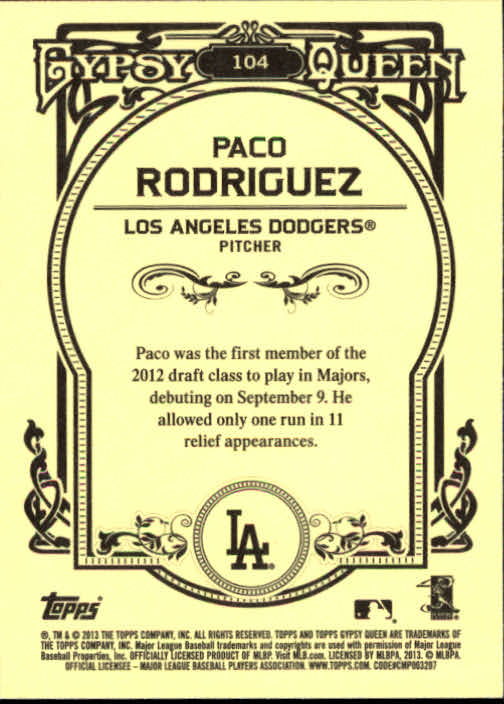 2013 Topps Gypsy Queen Baseball Part 1 - Picture 199 of 468