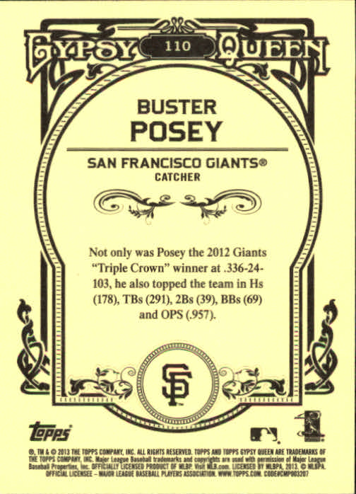 2013 Topps Gypsy Queen Baseball Part 1 - Picture 210 of 468