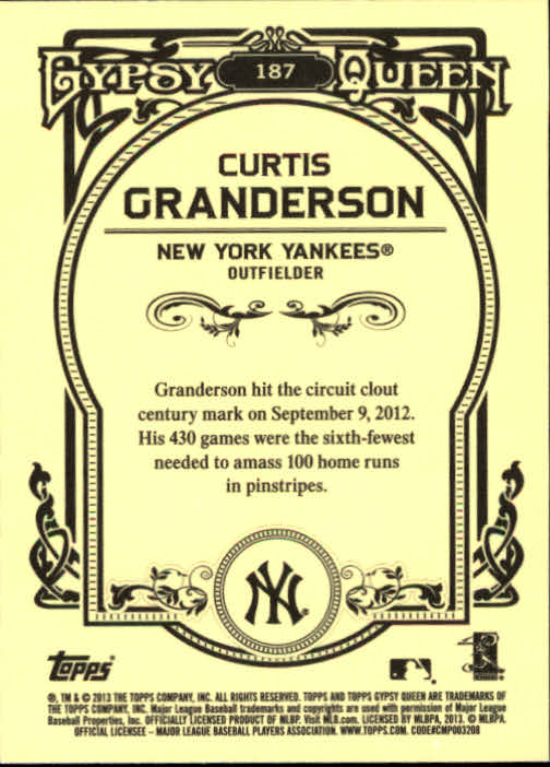 2013 Topps Gypsy Queen Baseball Part 1 - Picture 352 of 468