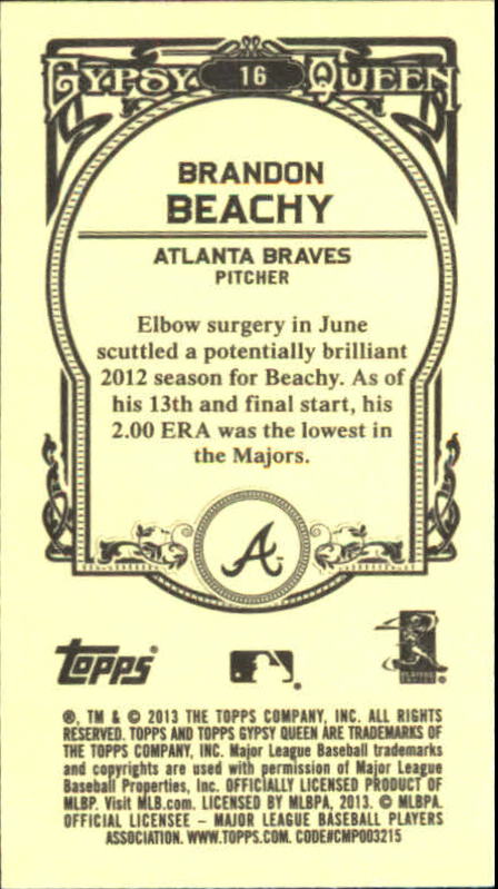 A6693- 2013 Topps Gypsy Queen BB Verschieden Mini Karten -du Pick- 15 + Gratis - Bild 24 von 382