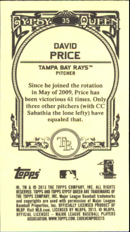 A6693- 2013 Topps Gypsy Queen BB Verschieden Mini Karten -du Pick- 15 + Gratis - Bild 44 von 382