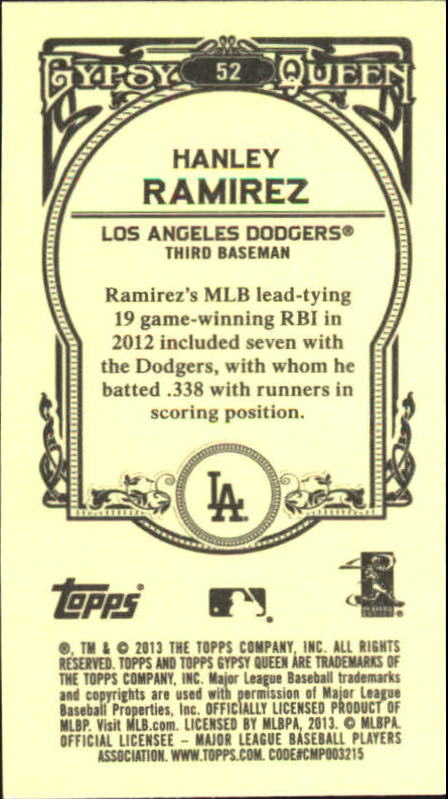 A6693- 2013 Topps Gypsy Queen BB Verschieden Mini Karten -du Pick- 15 + Gratis - Bild 68 von 382
