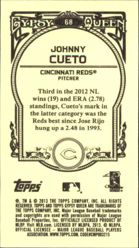 A6693- 2013 Topps Gypsy Queen BB Verschieden Mini Karten -du Pick- 15 + Gratis - Bild 89 von 382