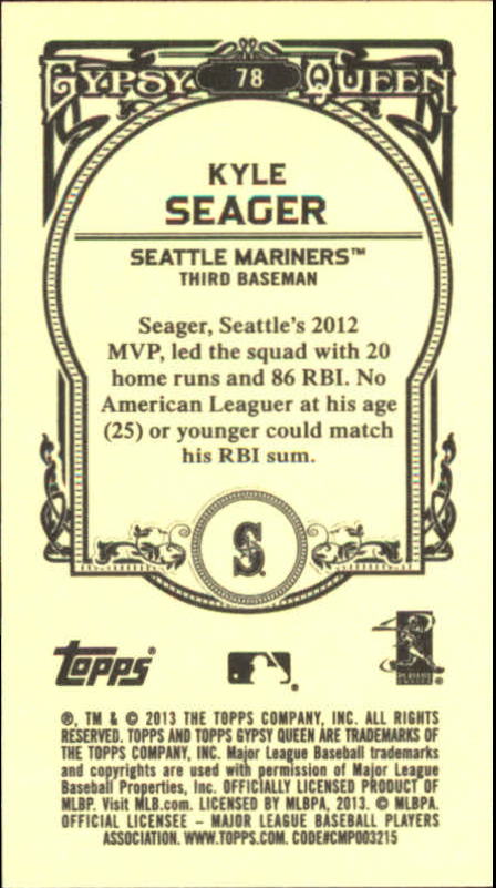 A6693- 2013 Topps Gypsy Queen BB Verschieden Mini Karten -du Pick- 15 + Gratis - Bild 102 von 382
