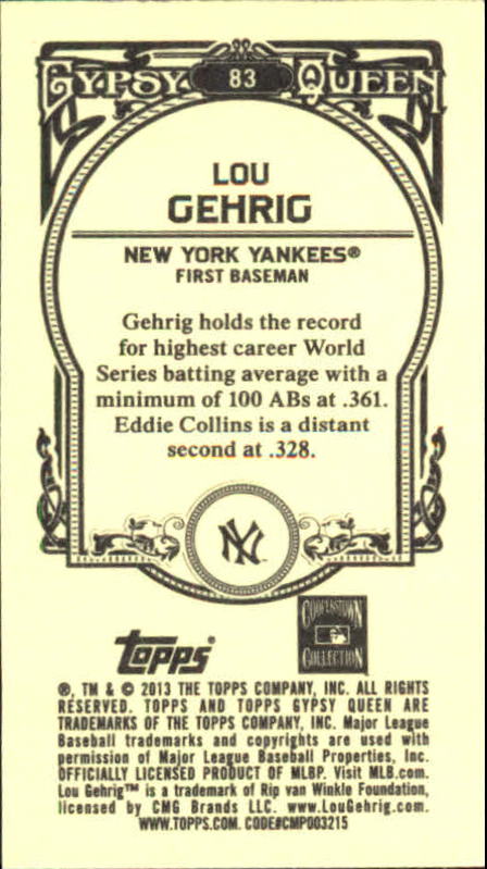 A6693- 2013 Topps Gypsy Queen BB Verschieden Mini Karten -du Pick- 15 + Gratis - Bild 116 von 382