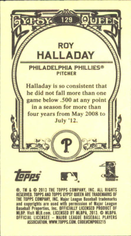 A6693- 2013 Topps Gypsy Queen BB Verschieden Mini Karten -du Pick- 15 + Gratis - Bild 163 von 382