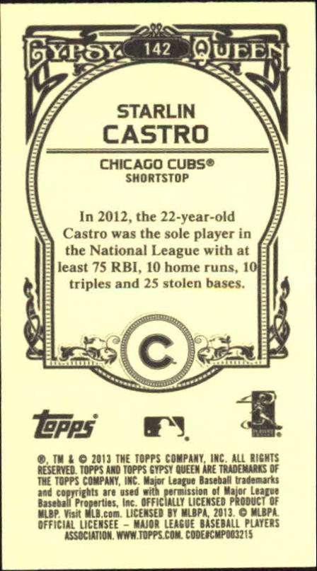 A6693- 2013 Topps Gypsy Queen BB Verschieden Mini Karten -du Pick- 15 + Gratis - Bild 175 von 382