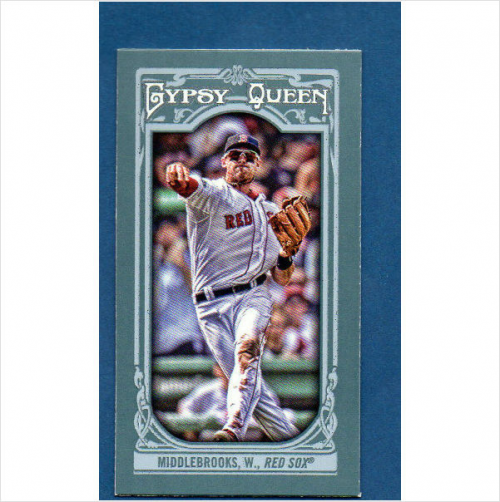 2013 Topps Gypsy Queen Mini #164B Will Middlebrooks SP VAR