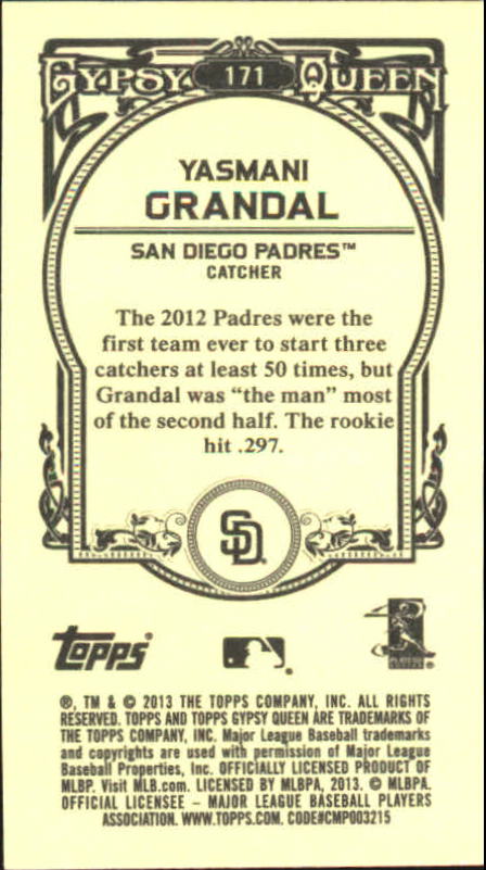 A6693- 2013 Topps Gypsy Queen BB Verschieden Mini Karten -du Pick- 15 + Gratis - Bild 218 von 382