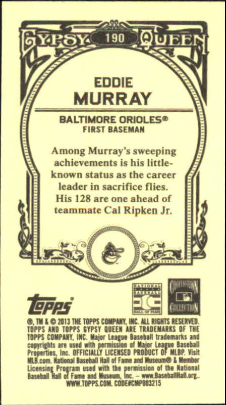 A6693- 2013 Topps Gypsy Queen BB Verschieden Mini Karten -du Pick- 15 + Gratis - Bild 236 von 382