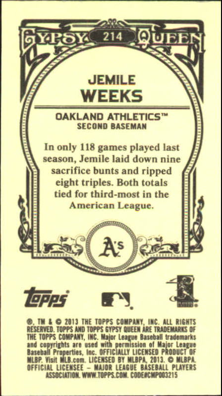 A6693- 2013 Topps Gypsy Queen BB Verschieden Mini Karten -du Pick- 15 + Gratis - Bild 253 von 382