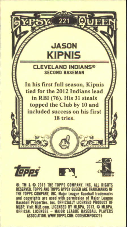 A6693- 2013 Topps Gypsy Queen BB Verschieden Mini Karten -du Pick- 15 + Gratis - Bild 255 von 382