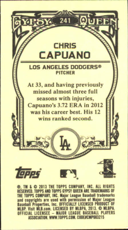 A6693- 2013 Topps Gypsy Queen BB Verschieden Mini Karten -du Pick- 15 + Gratis - Bild 273 von 382