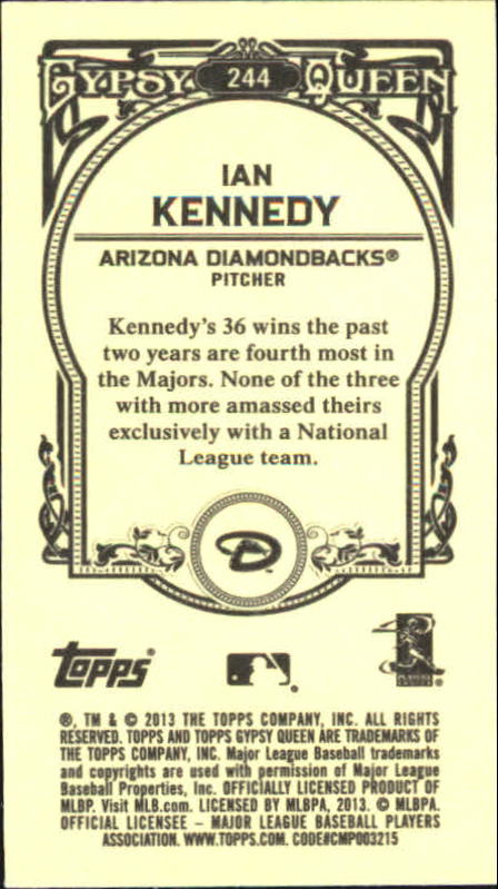 A6693- 2013 Topps Gypsy Queen BB Verschieden Mini Karten -du Pick- 15 + Gratis - Bild 277 von 382