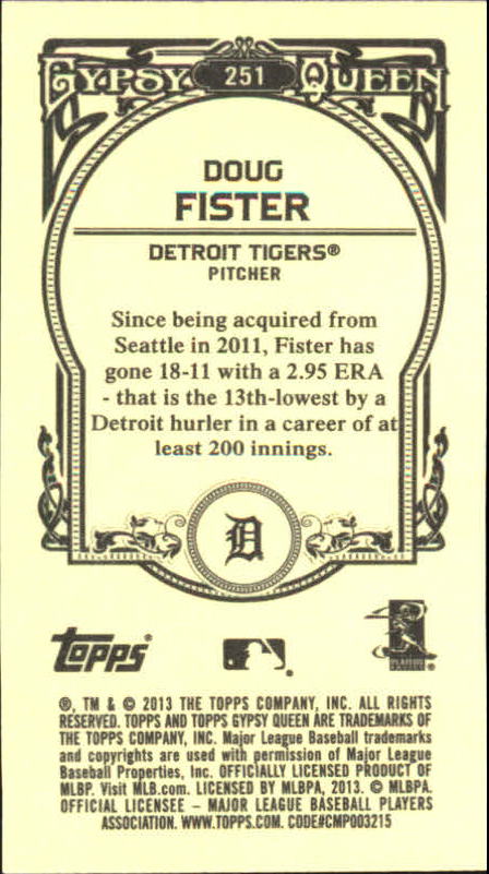 A6693- 2013 Topps Gypsy Queen BB Verschieden Mini Karten -du Pick- 15 + Gratis - Bild 284 von 382