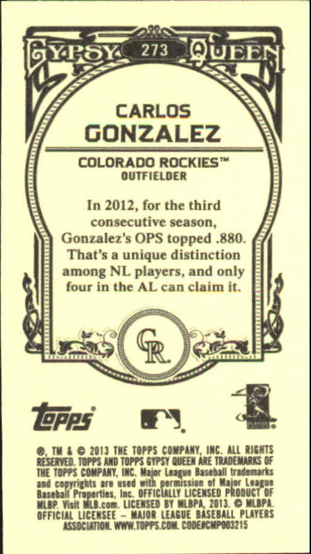 A6693- 2013 Topps Gypsy Queen BB Verschieden Mini Karten -du Pick- 15 + Gratis - Bild 303 von 382