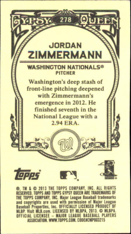 A6693- 2013 Topps Gypsy Queen BB Verschieden Mini Karten -du Pick- 15 + Gratis - Bild 311 von 382