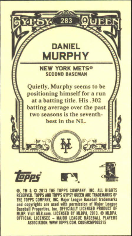 A6693- 2013 Topps Gypsy Queen BB Verschieden Mini Karten -du Pick- 15 + Gratis - Bild 317 von 382