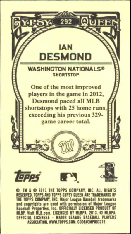 A6693- 2013 Topps Gypsy Queen BB Verschieden Mini Karten -du Pick- 15 + Gratis - Bild 324 von 382