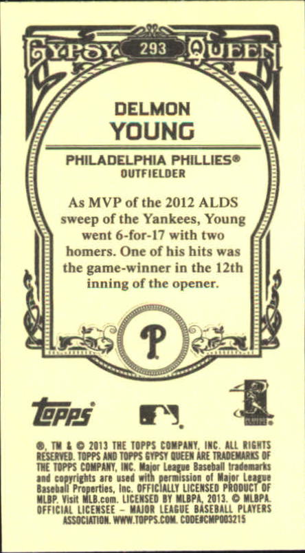 A6693- 2013 Topps Gypsy Queen BB Verschieden Mini Karten -du Pick- 15 + Gratis - Bild 326 von 382