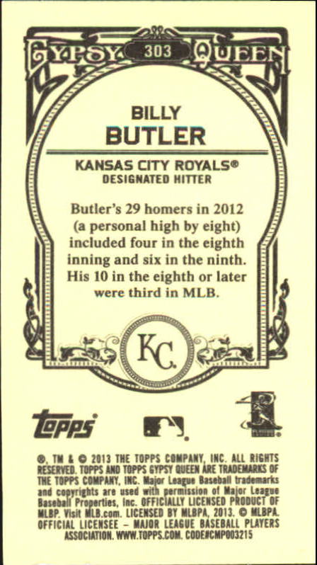 A6693- 2013 Topps Gypsy Queen BB Verschieden Mini Karten -du Pick- 15 + Gratis - Bild 336 von 382