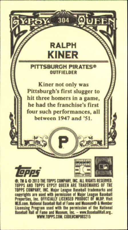 A6693- 2013 Topps Gypsy Queen BB Verschieden Mini Karten -du Pick- 15 + Gratis - Bild 338 von 382