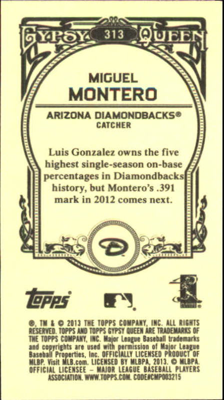 A6693- 2013 Topps Gypsy Queen BB Verschieden Mini Karten -du Pick- 15 + Gratis - Bild 351 von 382