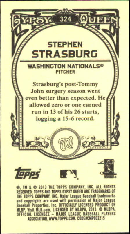 A6693- 2013 Topps Gypsy Queen BB Verschieden Mini Karten -du Pick- 15 + Gratis - Bild 361 von 382