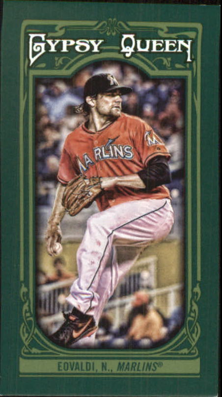2013 Topps Gypsy Queen Mini Green #55 Nathan Eovaldi