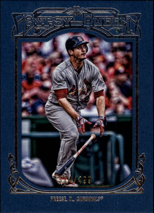 2013 Topps Gypsy Queen Framed Blue #34 David Freese