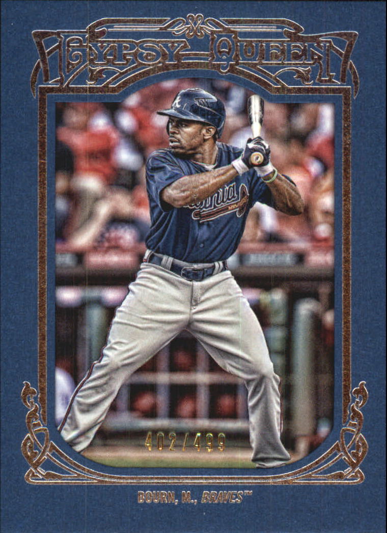2013 Topps Gypsy Queen Framed Blue #95 Michael Bourn