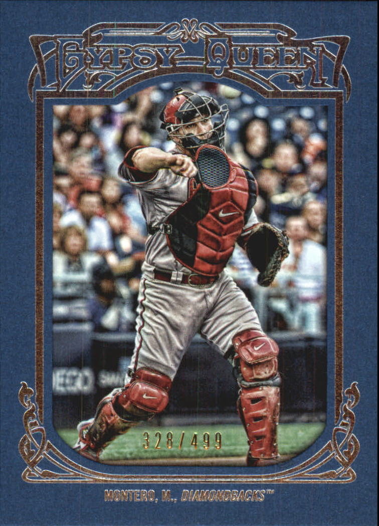 2013 Topps Gypsy Queen Framed Blue #313 Miguel Montero