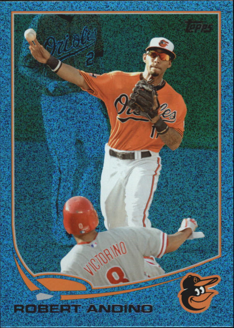 2013 Topps Silver Slate Blue Sparkle Wrapper Redemption #176 Robert Andino