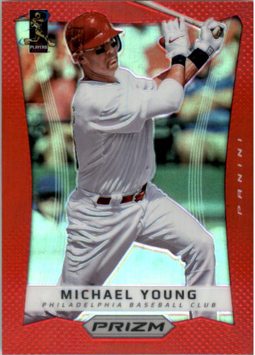2012 Panini Prizm Prizms Red #119 Michael Young